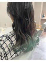 シーラ(cie-ra.)&nbsp;#裾カラー#グラデーションカラー#デザインカラー　#cie-ra.