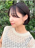 ボブ/ミニボブ/切りっぱなしボブ/外ハネ/外ハネボブ/前下がり