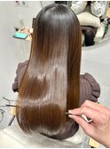 大人かわいい20代30代40代小顔ショコラベージュ１Zina船橋
