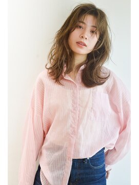 ジェーンバイボヌール(Jane by Bonheur) 無造作カールで可愛いレイヤーミディアム/秋ベージュカラー