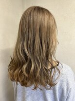 アジールヘア 東上野店(agir hair)&nbsp;透明感抜群♪ダブルカラーブリーチミルクティーベージュ