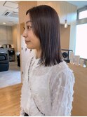 【CRAFT渡邉】ツヤ髪スタイル 大人ボブ ミディアム/艶ブラウン