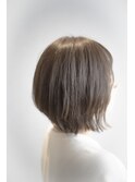 ミディアムウルフ/くびれボブ/シースルーバング/小顔カット