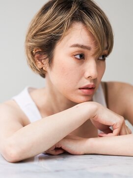 オンカラー(ON.COLOR) 大人ハイライトグレージュショート40代50代