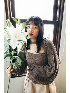 マイ ヘア デザイン 岡崎(MY hair design) 前髪/マチルダボブ/ピンクベージュ/インナーグレージュ/岡崎