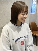 ボブ/似合わせカット/フルバング/グレージュ/ミニボブ/下北沢
