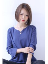 オーロ 千里山店(ORO) 20代30代40代50代ボブルフネビージュ小顔ワンレンショート