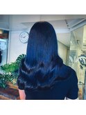 艶髪ネイビーブルー