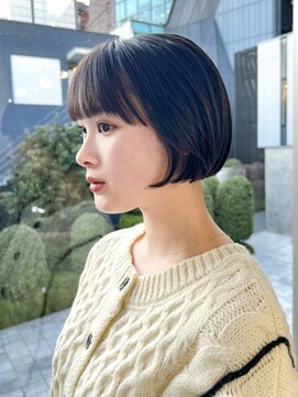 アクター(actor) 小顔カット ショートボブ ボブヘア【山崎 輝】