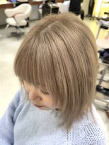 エイムコーゾー美容室(AiM KOZO)&nbsp;【モテカラー】レイヤーカット・ミルクティーカラー
