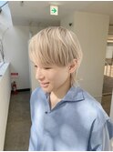 ホワイトカラー×マッシュウルフ