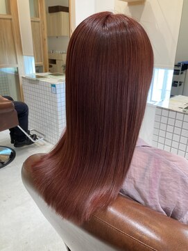 ファスナーグランデ(fustener grande) レッドピンク