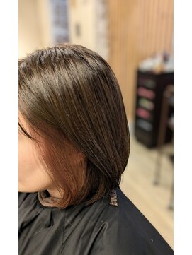 アンプリュス リアン(1+ Unplus lien) イヤリングカラー×くすみピンク/亀戸/錦糸町