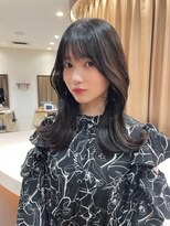 ロンド マーレ 天神大名店(Lond mare)&nbsp;ロングヘア/グレージュカラー/黒髪カタログ/顔周り