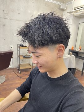 メルシー トータル ブランディング サロン(merci TOTAL BRANDING SALON) メンズアップバンク×ツイストスパイラルパーマ