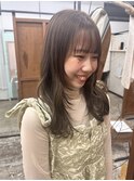 ロングレイヤー/ブラウンカラー