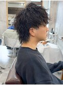 【amule hair】ツイスパマッシュウルフフェザーパーマ/20代/30代