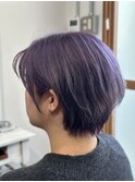 ショートへア～ラベンダーカラー～