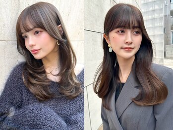 ラグーン 原宿 表参道(LAGOON)の写真/実力派スタイリストの技術で、動きのあるレイヤーカットから纏る切りっぱなしまでなんでもお任せ☆