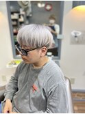 メンズホワイトシルバー♪
