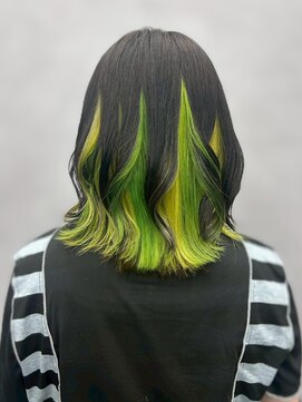 ファイブバイジエクト 堀江(FIVE by The Ect) インナーカラー/グラデーションカラー/ルーツカラー/似合わせ