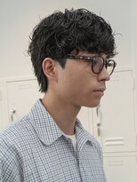 フィフス 栄(fifth)&nbsp;ラフなカール感が◎シャドウパーマ×マッシュスタイル