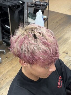 アンダーバーホワイト 広島 並木店(_WHITE) ホワイトベージュ×エンドカラー【広島】