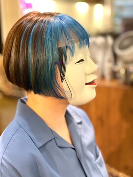 コマ(coma) 【coma中野】似合わせカット多色染めボブ