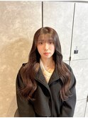心斎橋プルエクステ韓国レイヤーカットロング顔周り