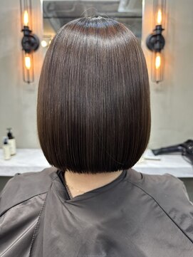ショートボブ・髪質改善カラー