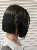 切りっぱなしボブ