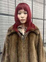 ロックス バイ マグ 松本(rocks BY MAG)&nbsp;チェリーレッド暖色カラーボルドーワインレッド春カラー