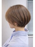 大人ヘア☆丸みショートボブ