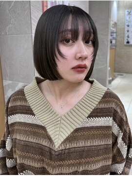 フォト 新宿三丁目(foto) ワンポイント＋！一味違うボブスタイル