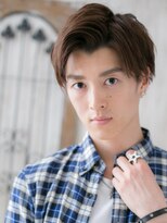 グルーミングサロン バーバー キャッスル 北浦和西口(Grooming salon Barber Castle)&nbsp;毛流れセンターパートダークアッシュ短髪メンズカットa北浦和