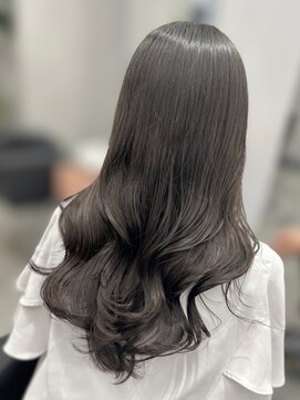 ワン バイ ジエクト(One by The Ect) コテ巻き風パーマ/ヘーゼルブラウン/ココアグレージュ