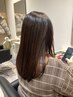 カットストレートカラー(リタッチ)トリートメントアフィア￥22000