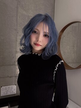 モニカ(MONIQA) くすみブルー