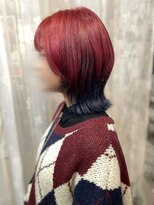 ヲタクに美容室は難しい。&nbsp;ウルフカット×ブリーチカラー