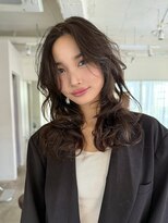 ランプ 代官山(the lamp)&nbsp;ブリーチなしダブルカラーチョコレートブラウンレイヤー春カラー