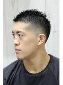 爽やかビジネスショートソフトモヒカン短髪