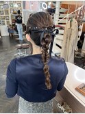 ロング編み下ろし