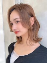 ロンドルーチェ 心斎橋(Lond luce)&nbsp;ナチュラルショート×ミルクブラウン［心斎橋/髪質改善/ボブ］