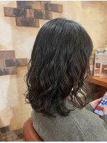 ヘアメイク フレンシア(hair make flencia) 波ウェーブ大人ウェーブミディ【401スタイル】