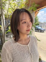 ウエストリー(WESTORY)&nbsp;#ミディアム#顔周りレイヤー#ハッシュカット#20代#30代