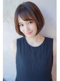 ナチュラルショートボブ