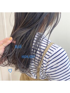 グリーン 渋谷(green) 【HINAKO】blue　highlight