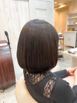 ジーナ 銀座(Zina)&nbsp;大人かわいい　20代　30代　40代小顔ショートボブ2【Zina銀座】