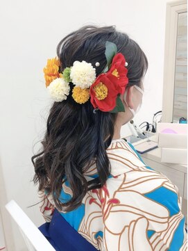 リサ 恵比寿(risa.) 袴お着付け＋ヘアセット