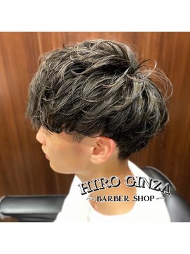 ヒロギンザバーバーショップ 神楽坂店(HIRO GINZA BARBER SHOP) ゆるふわパーマスタイル/飯田橋バーバー